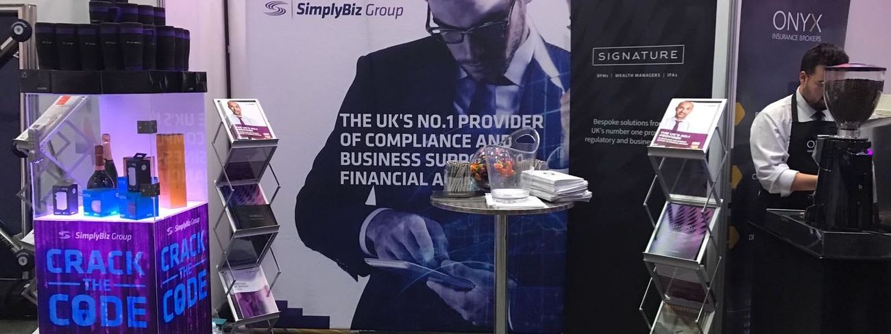 Game in action on a SimplyBiz exhibition stand