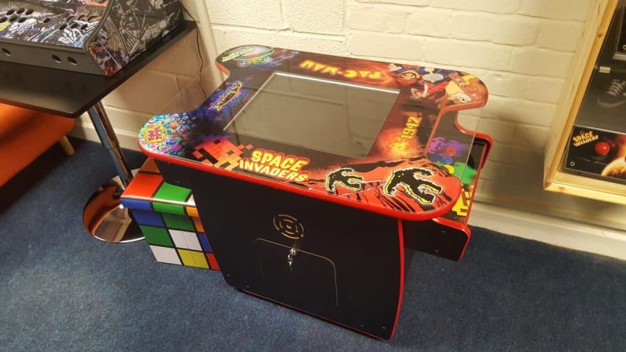 Arcade games stored in the Sheffield warehouse