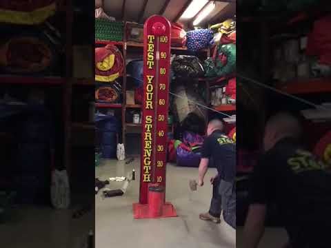 High Striker Hire in action