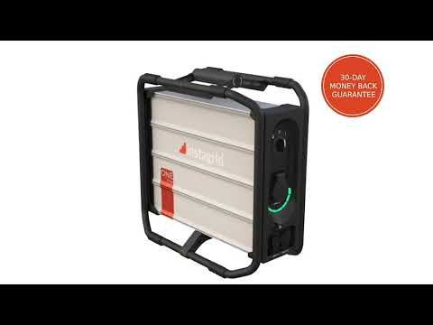 Instagrid 2.1 kWh Battery Generator in action