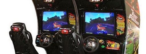 Raw Thrills Fast and Furious twin cabinet product shot