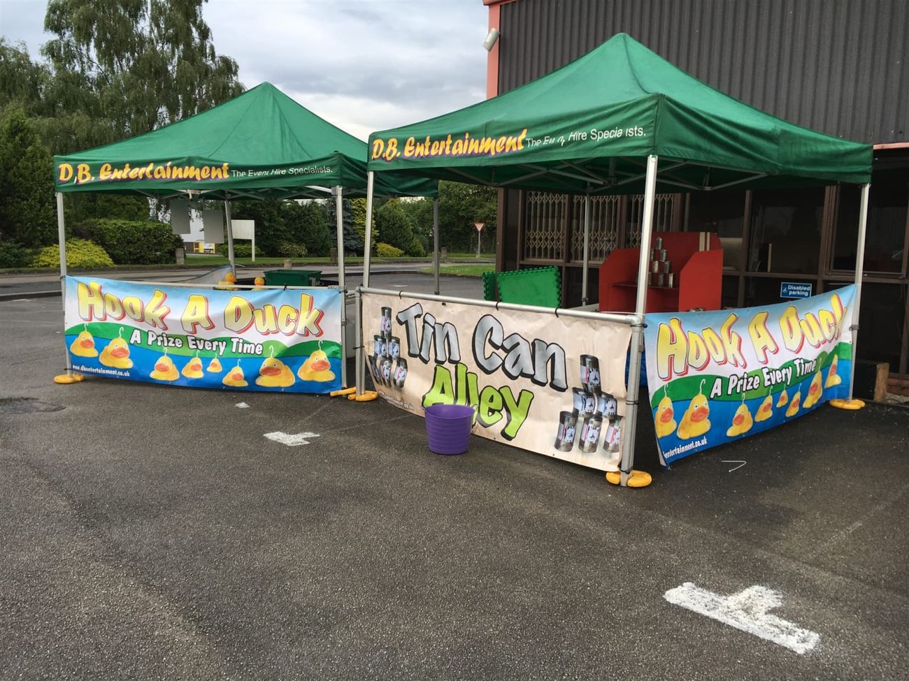 Hook A Duck and Tin Can Alley stalls together