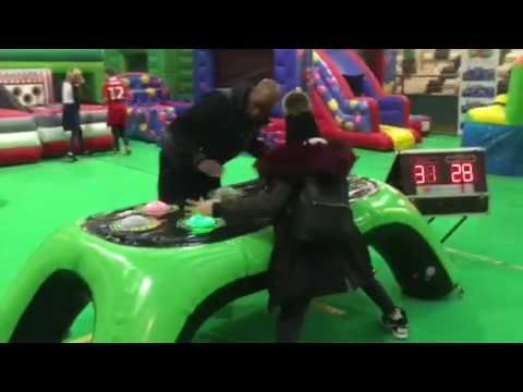 Reaction Table Game Hire in action