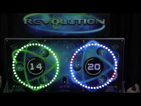 Revolution Reaction Test Game Hire in action