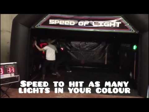 Speed of light Interactive Game in action